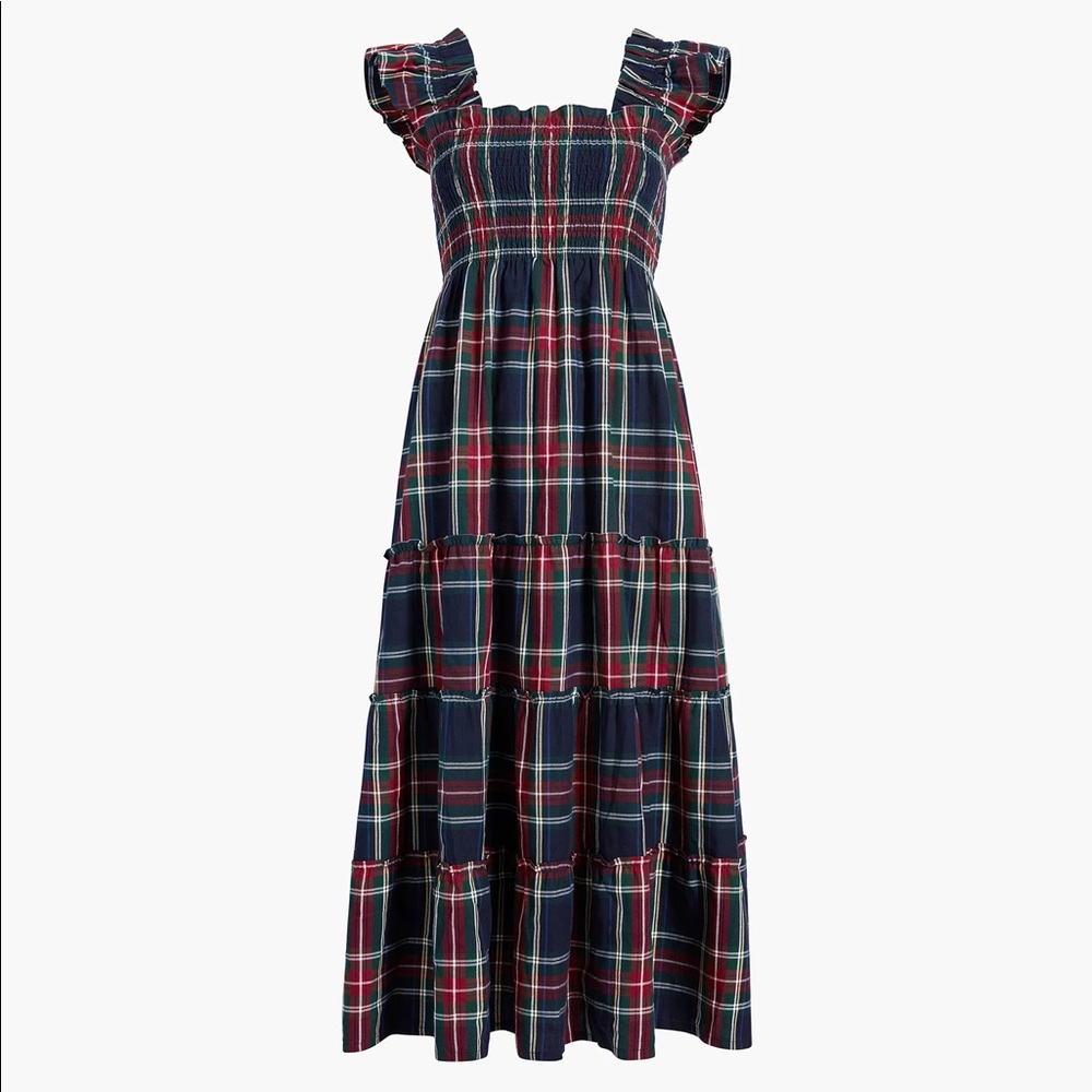 Hill House Home Navy Tartan Nap Dress Xs